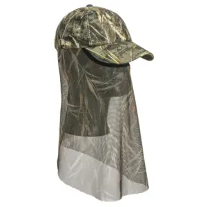 Camouflage cap med net.