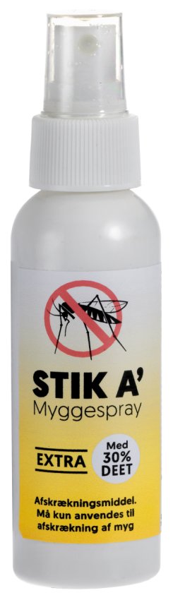 Myggespray Stik A Extra 100ml med 30% deet