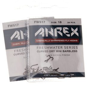 Ahrex FW517 Curved Dry Mini Barbless