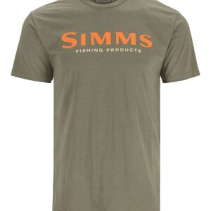 Simms Logo T-shirt Military Heather