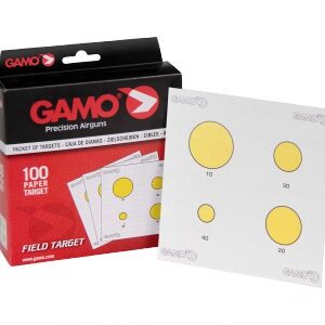 GAMO-PAKKE MED 100 stk papirskiver Cirkelmål