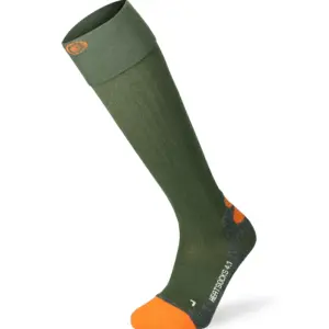 Lenz Heat Sock 4.1 Toe Cap Green Orange