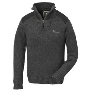 Pinewood Hurrican Sweater W - Dark Grey Mel
