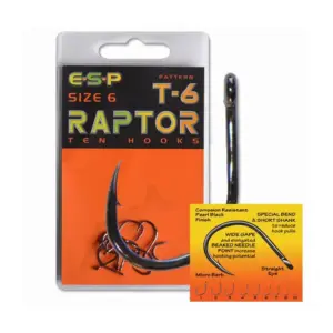 ESP Raptor Hooks T6 10 stk